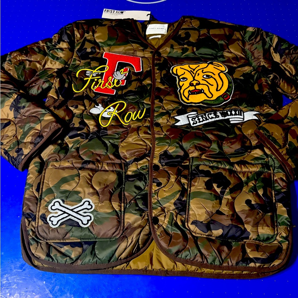 Camo first row jacket